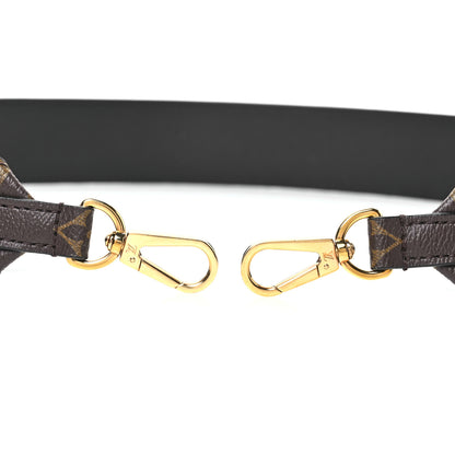 Louis Vuitton Monogram Bandouliere Shoulder Strap Black 3 of 4