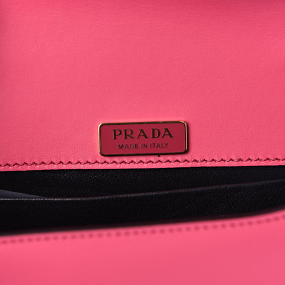 Prada City Calf Saffiano Cahier Bag Magenta Black 6 of 9