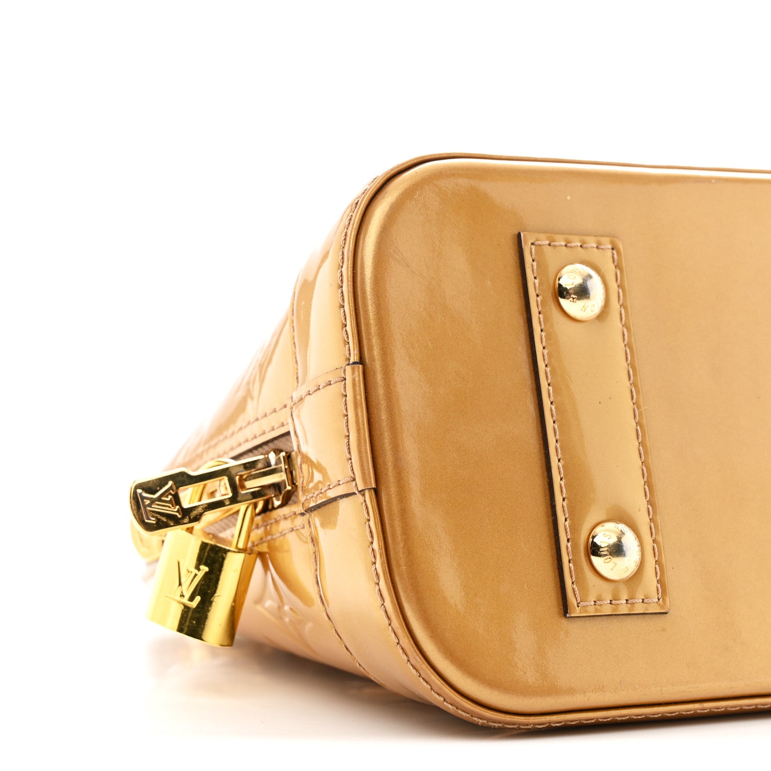 Louis Vuitton Vernis Alma BB Mordore 9 of 10