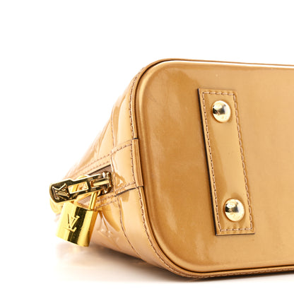 Louis Vuitton Vernis Alma BB Mordore 9 of 10