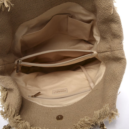 Chanel Tweed Nature Tote Beige 4 of 10