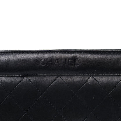Chanel Lambskin Stitched Shoulder Bag Black 7 of 11