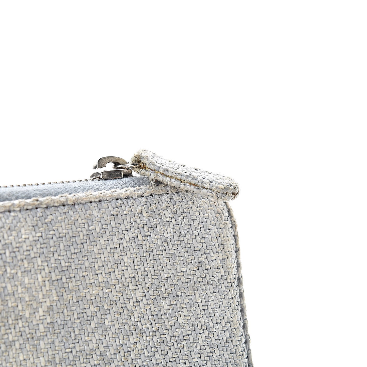 Canvas Deauville Zip Around Wallet Grey