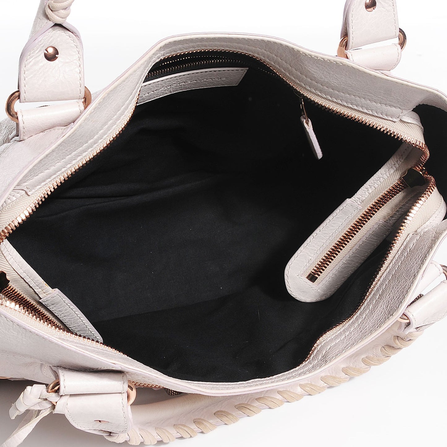 Agneau Giant 21 Rose Gold Hardware City Nacre