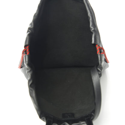 Gucci Calfskin Logo Drawstring Backpack Black 4 of 12