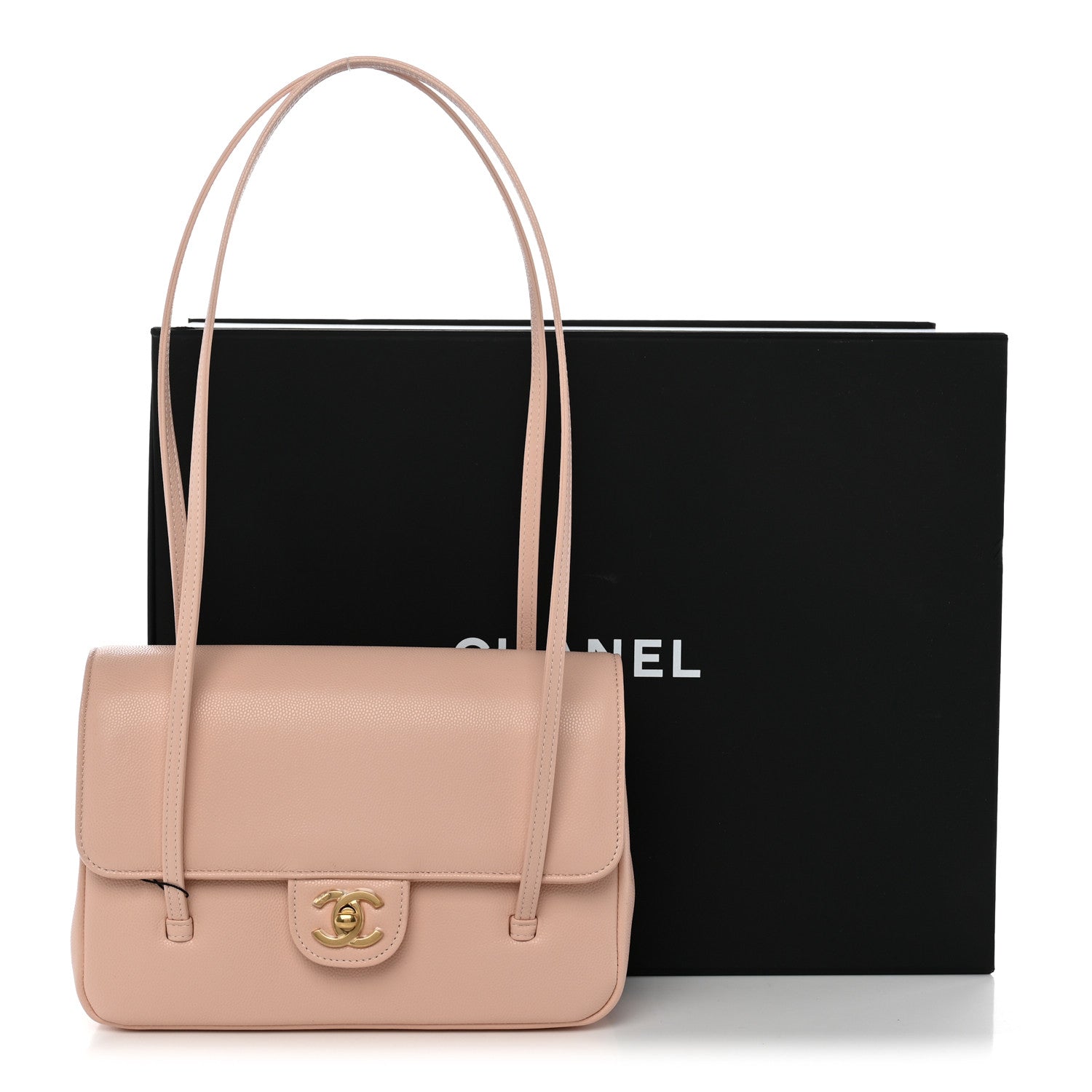 Chanel Shiny Caviar Preppy Coco Small Flap Light Pink 11 of 11