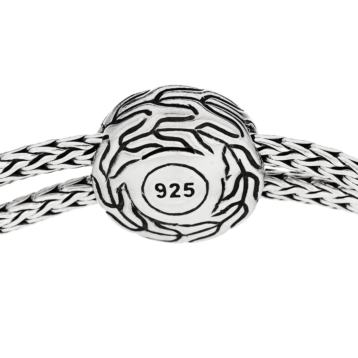 John Hardy Sterling Silver Moonstone Classic Chain Pull Through Bracelet 4 of 4