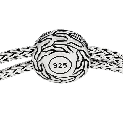 John Hardy Sterling Silver Moonstone Classic Chain Pull Through Bracelet 4 of 4