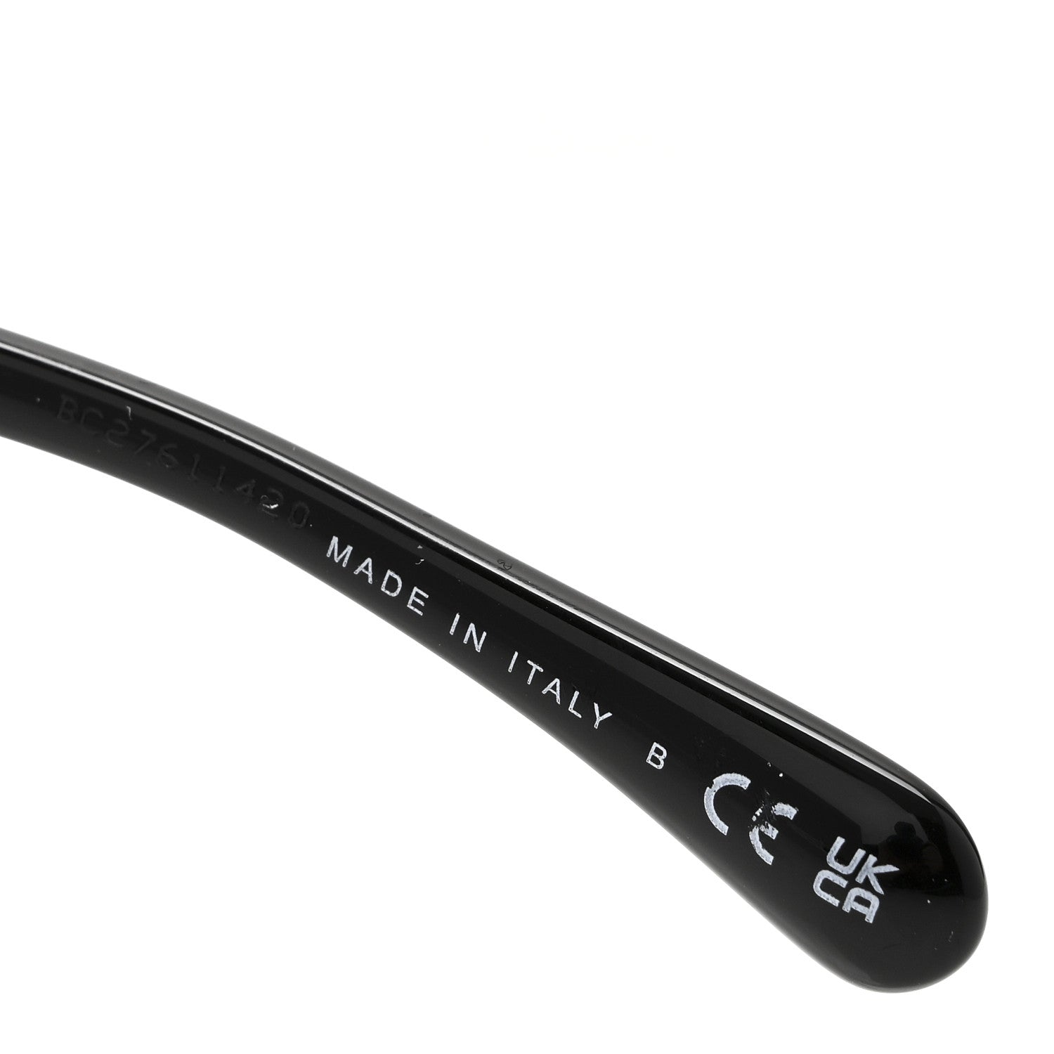 Chanel Acetate Strass Square Sunglasses 5422-B-A Black White 6 of 7