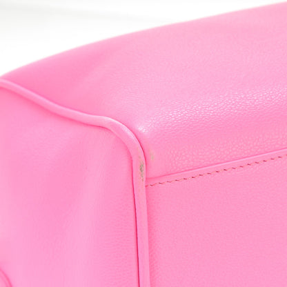 Versace Calfskin Palazzo Duffle Bag Pink 9 of 9