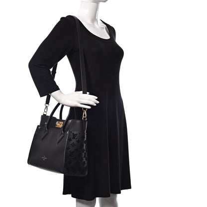 Louis Vuitton Calfskin Monogram Tufting On My Side Black 2 of 13