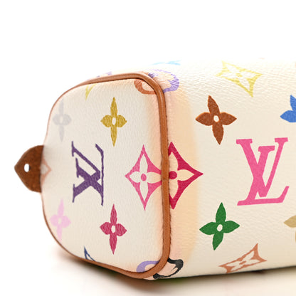 Louis Vuitton Monogram Multicolor Mini Sac HL Speedy White 8 of 9