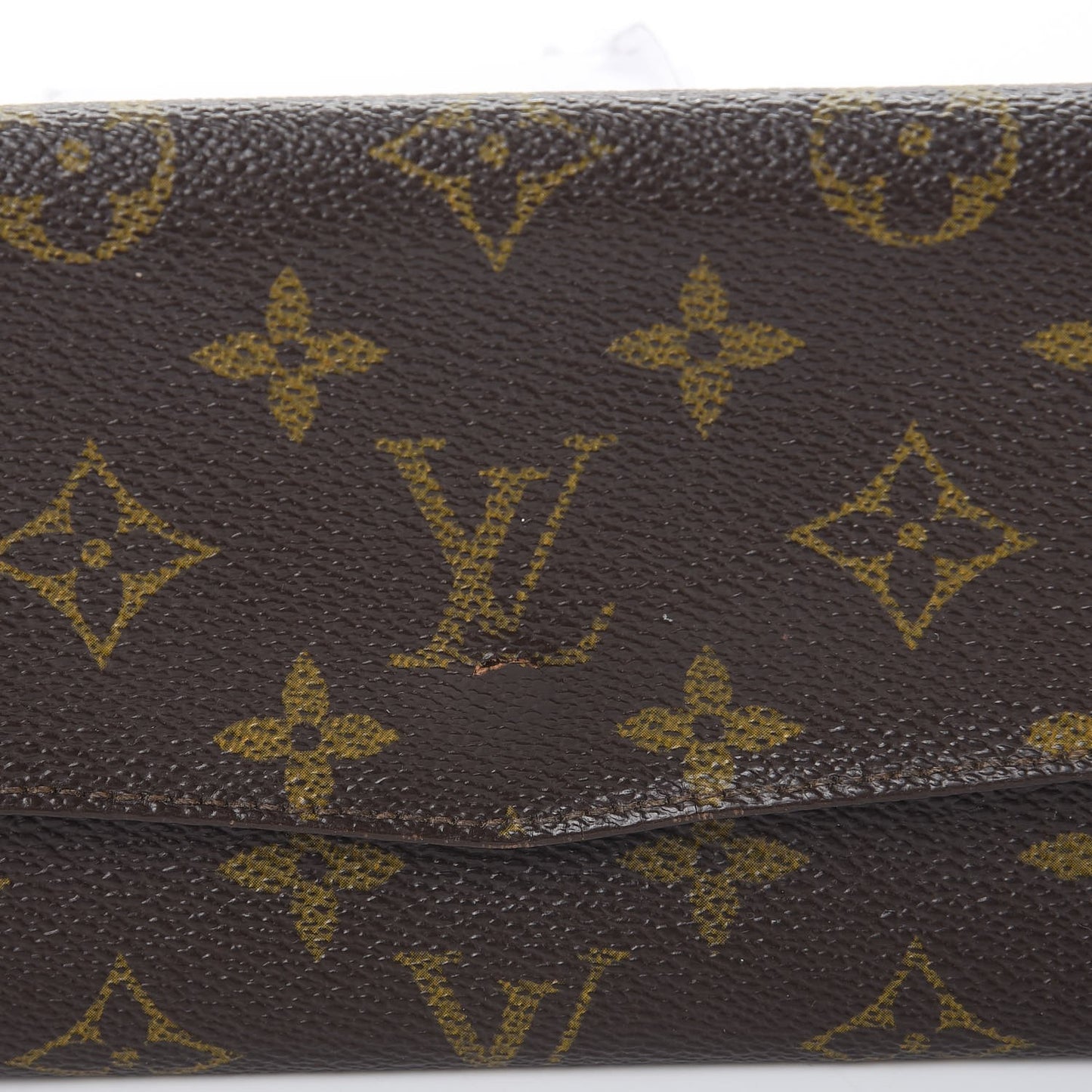 Monogram Flap Wallet