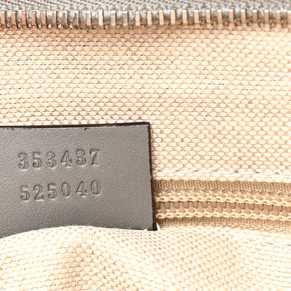 Gucci GG Supreme Monogram Medium Zippered Tote Grey 7 of 10