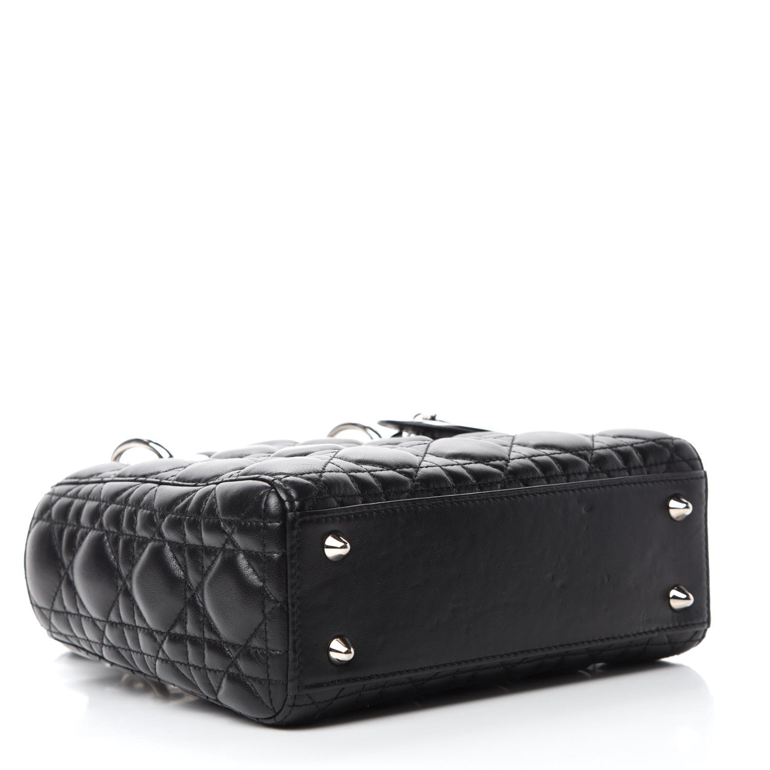 Christian Dior Lambskin Cannage Small Lucky Badges My Lady Dior Black 4 of 11