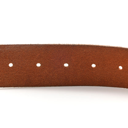 Gucci Faded Calfskin Double G 40mm Belt 80 32 Cuir 5 of 9