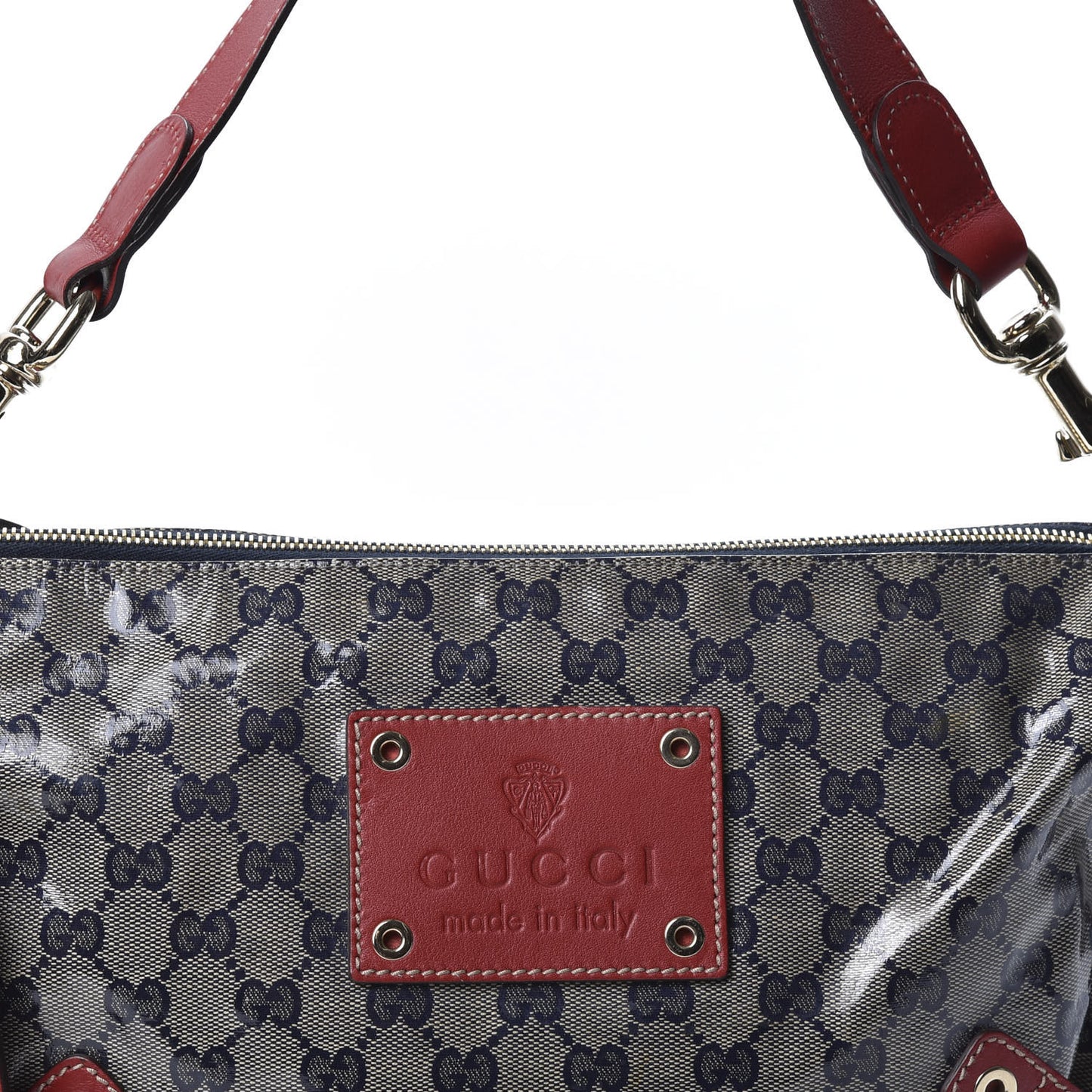 Crystal Monogram Voyager Bag Red