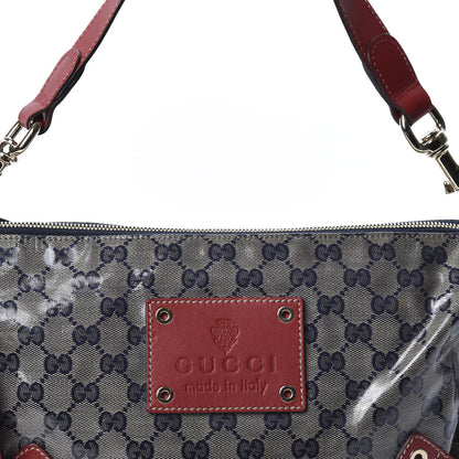 Gucci Crystal Monogram Voyager Bag Red 9 of 9