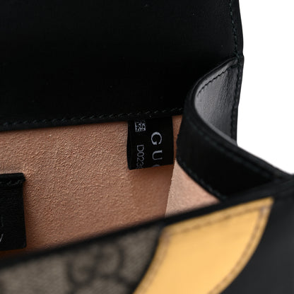 Gucci GG Supreme Monogram Small Osiride Shoulder Bag Black Gold 8 of 13