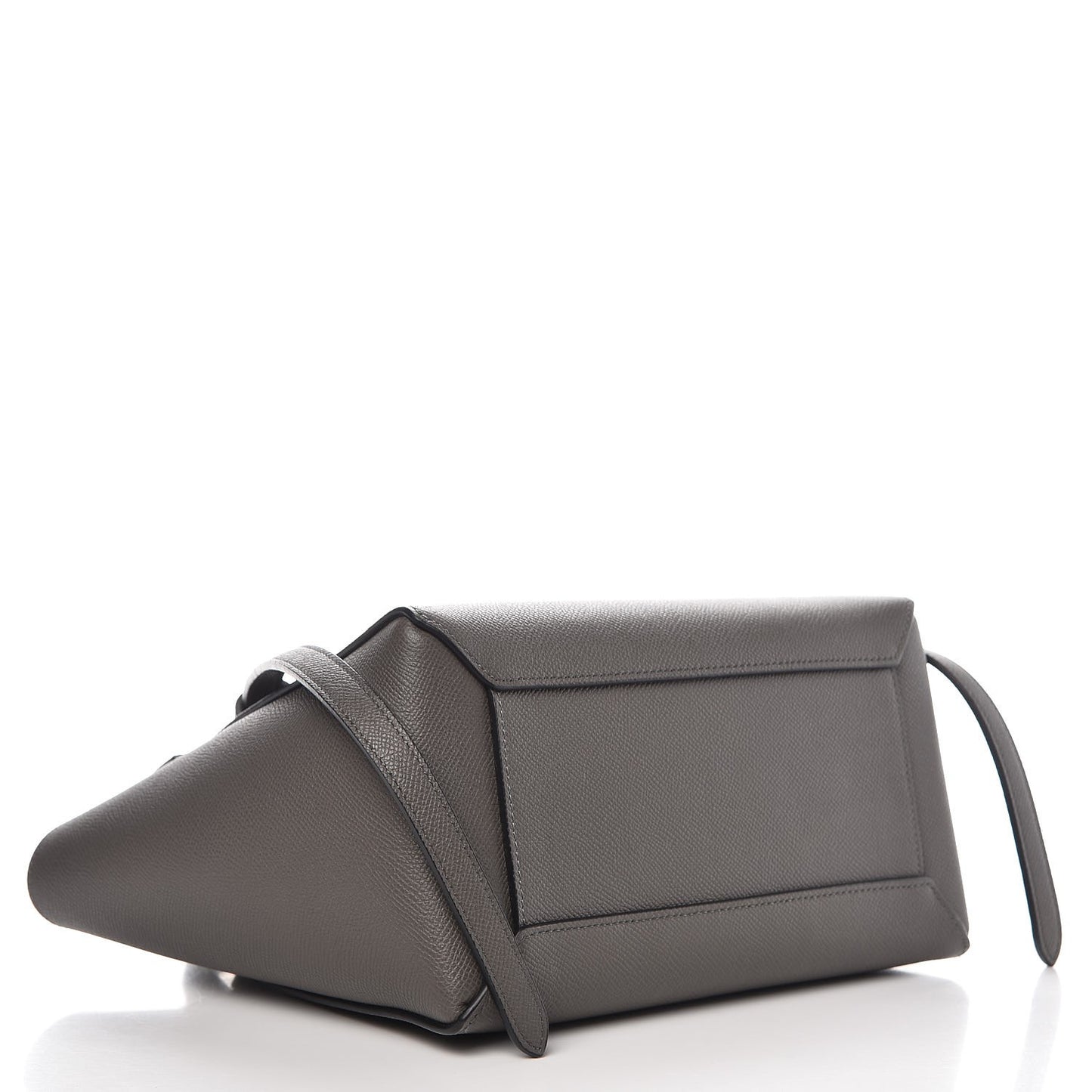 Baby Grained Calfskin Micro Belt Bag Grey