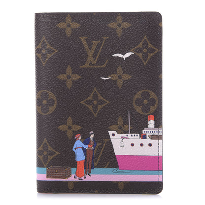 Louis Vuitton Monogram 2016 Christmas Animation Passport Cover Rose Ballerine 1 of 8