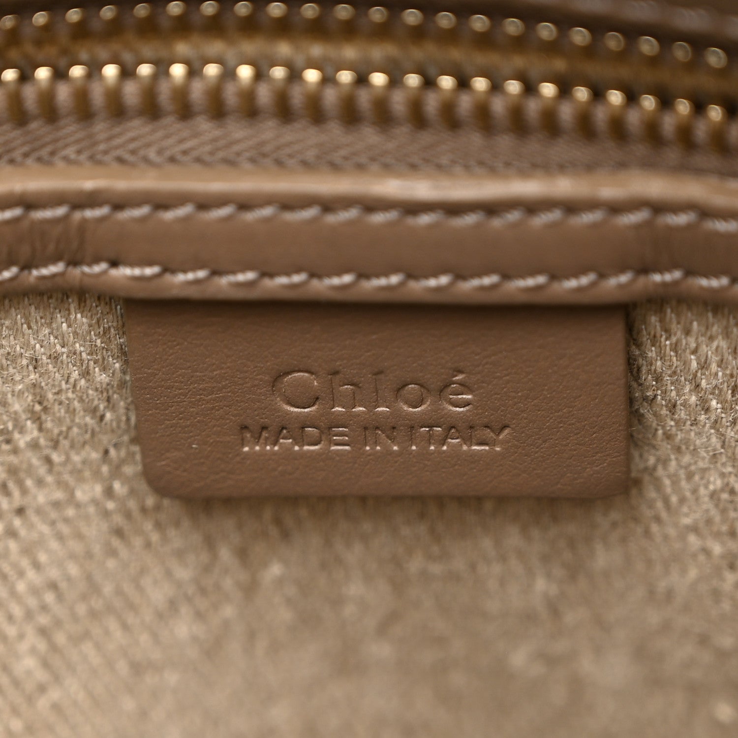 Chloe Calfskin Judy Tote Army Green 6 of 10