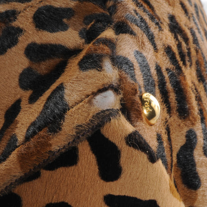 Prada Calf Hair Leopard Print Shopping Tote Sabbia Moro 12 of 12