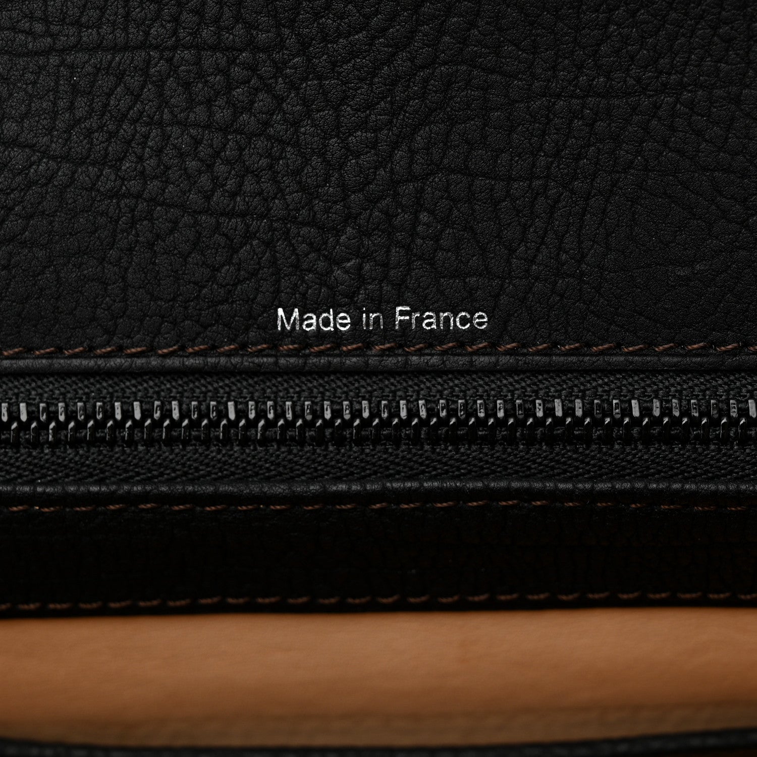 Delvaux Grained Calfskin Tribal Stitch Brillant East West Satchel Ebene Ivory Black 7 of 11