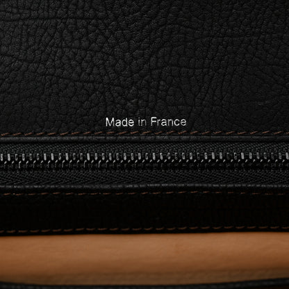Delvaux Grained Calfskin Tribal Stitch Brillant East West Satchel Ebene Ivory Black 7 of 11