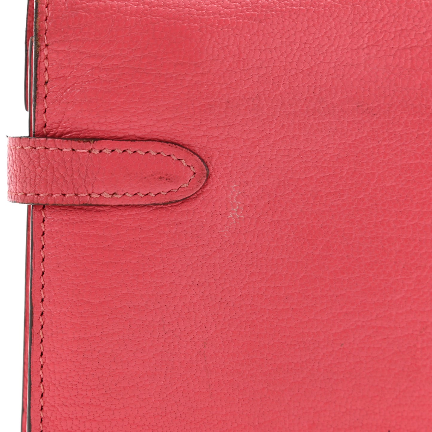 Chevre Mysore Kelly Longue Wallet Rose Lipstick