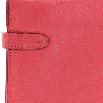 Hermes Chevre Mysore Kelly Longue Wallet Rose Lipstick 11 of 16