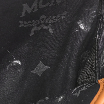 MCM Visetos Studded Small Stark M Backpack Cognac 10 of 10