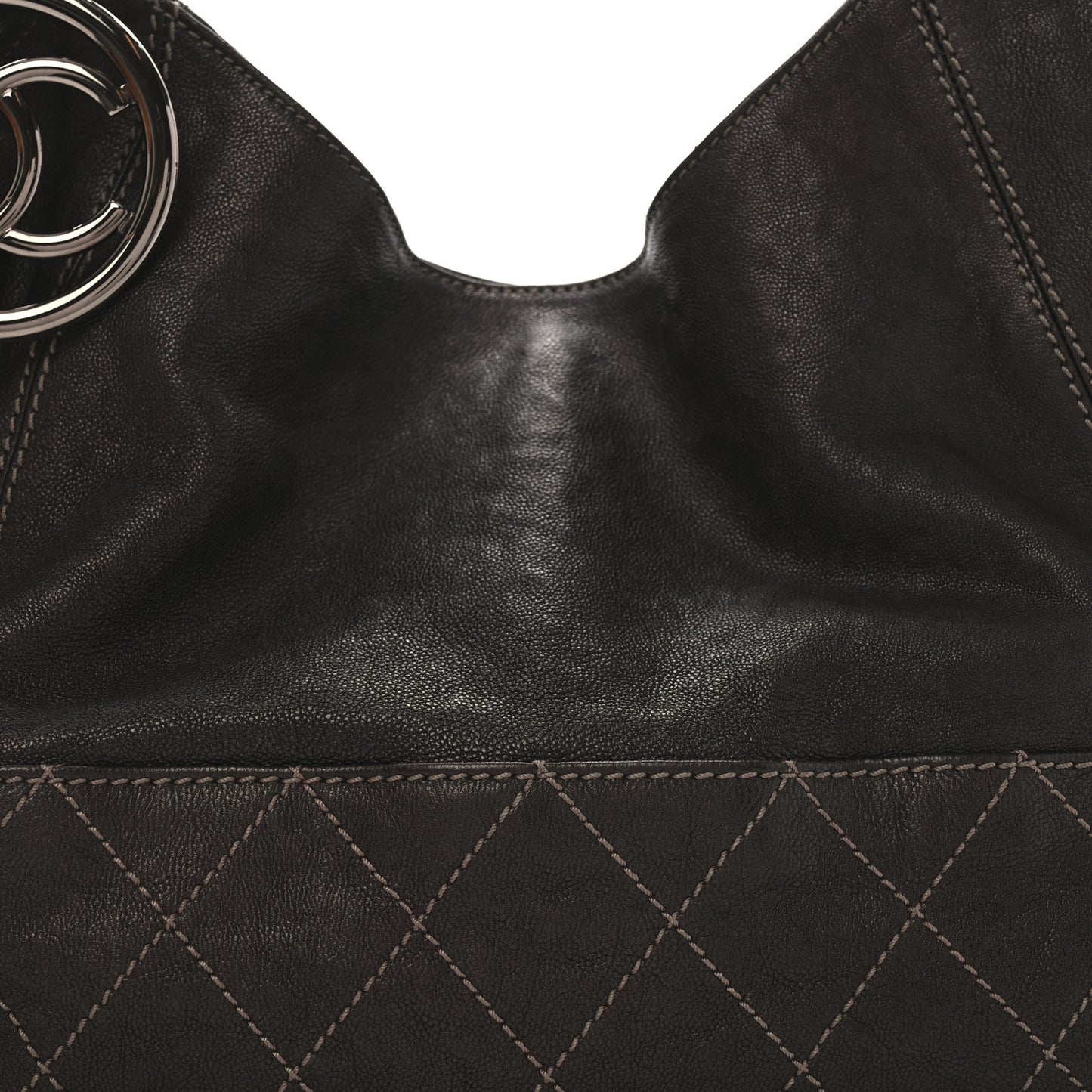 Metallic Calfskin Baby Coco Cabas Bronze