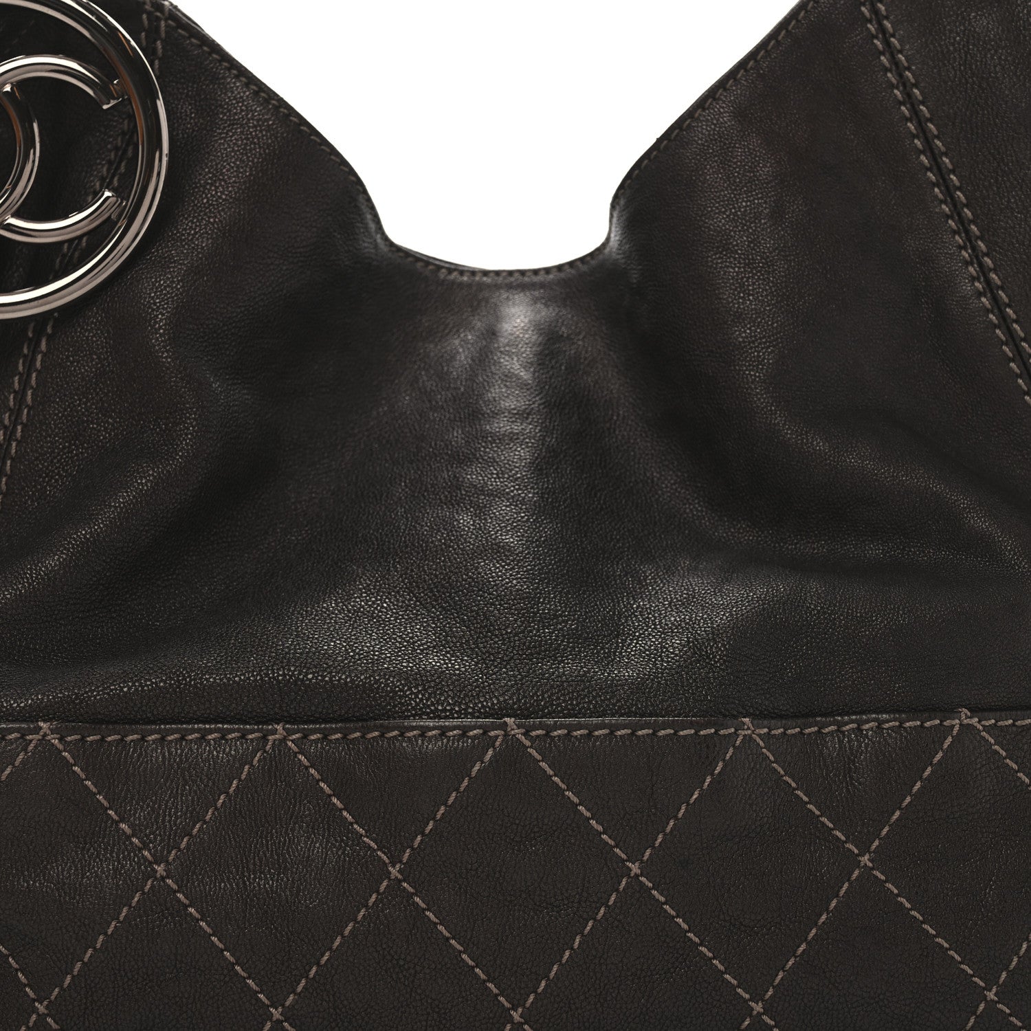 Chanel Metallic Calfskin Baby Coco Cabas Bronze 9 of 12