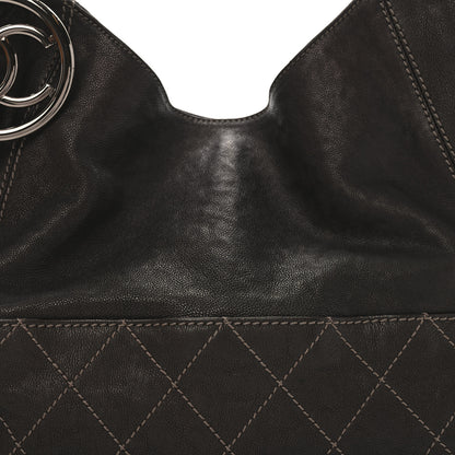 Chanel Metallic Calfskin Baby Coco Cabas Bronze 9 of 12
