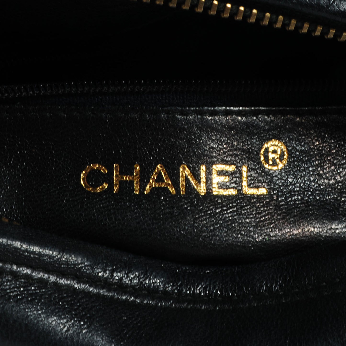 Lambskin CC Tassel Camera Case Black