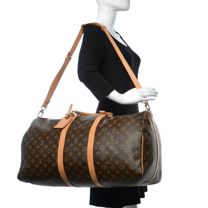 Louis Vuitton Monogram Keepall Bandouliere 55 3 of 21