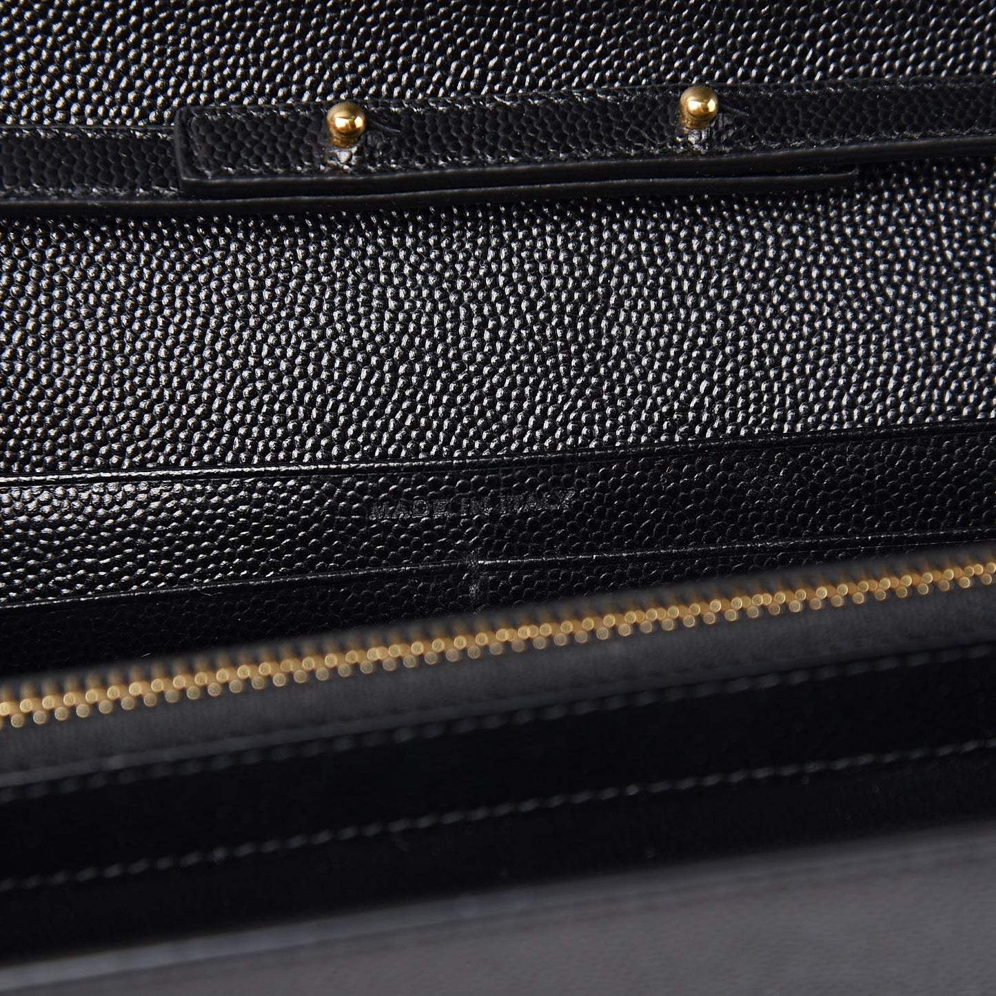 Grain De Poudre Star Studded Monogram Wallet on Chain Black
