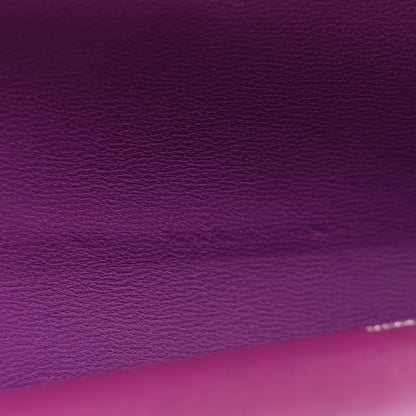 Hermes Tadelakt Egee Clutch Anemone 9 of 17