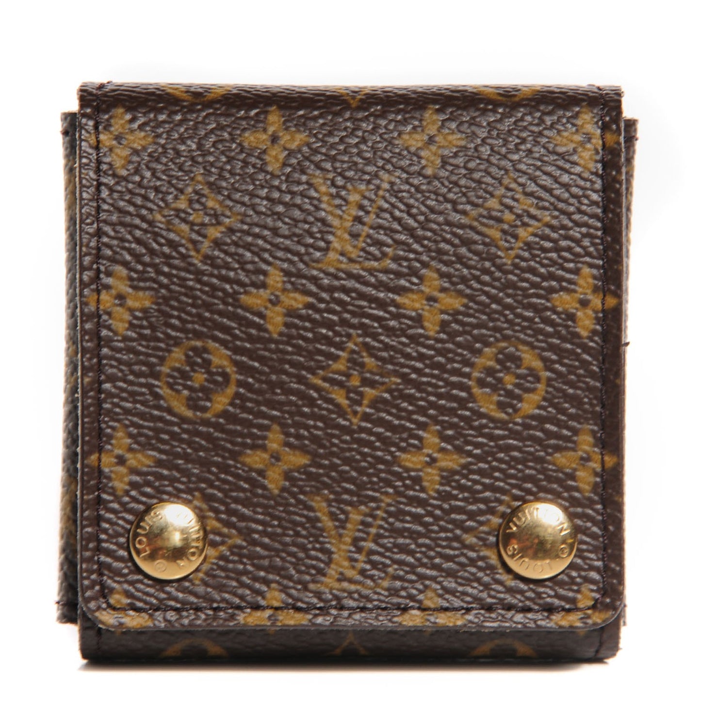 18K Yellow White Gold Two Heart Monogram Charm