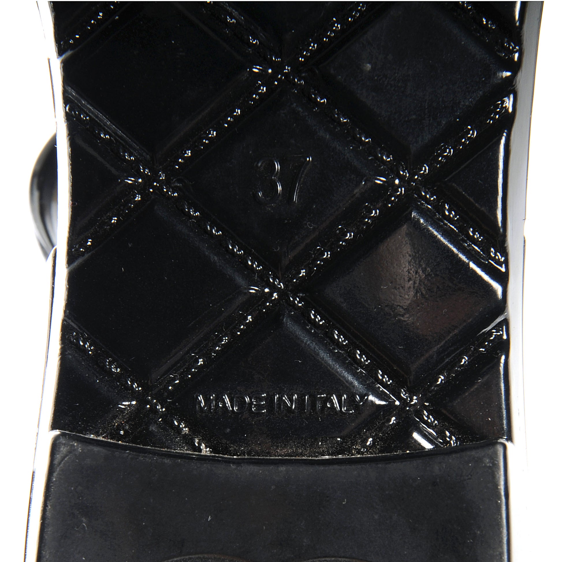 Chanel Jelly Camellia Sandal 37 Black White 6 of 6