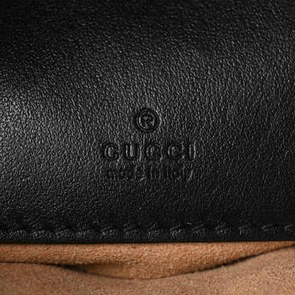 Gucci Calfskin Matelasse Mini GG Marmont 2.0 Bucket Bag Black 6 of 11