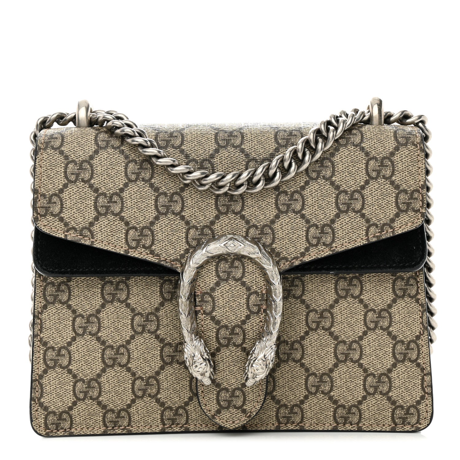Gucci GG Supreme Monogram Mini Dionysus Shoulder Bag Black 1 of 13