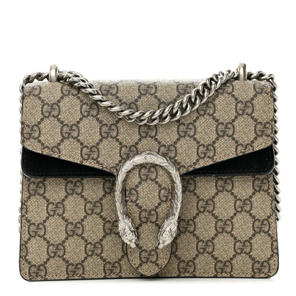 Gucci GG Supreme Monogram Mini Dionysus Shoulder Bag Black 1 of 13
