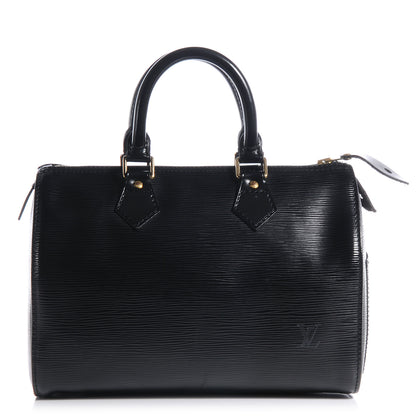 Louis Vuitton Epi Speedy 25 Black 1 of 8