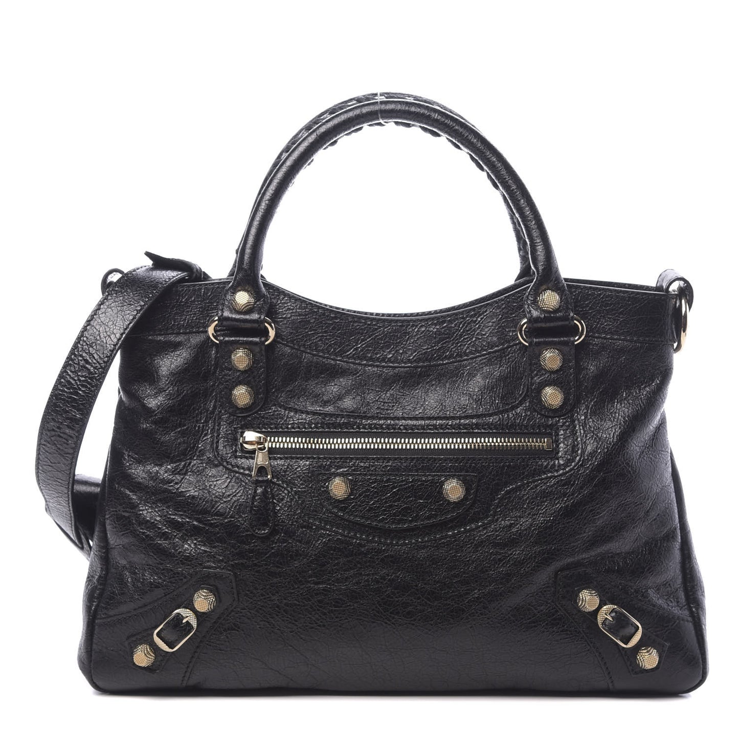 Agneau Giant 12 Gold Hardware Town Black