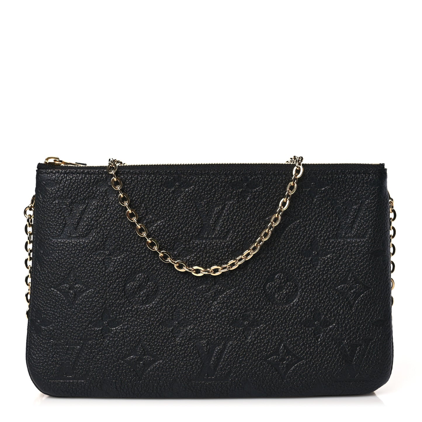 Empreinte Double Zip Pochette Black
