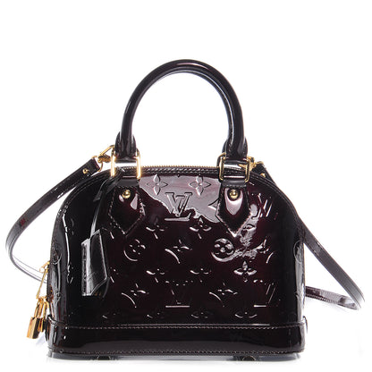Louis Vuitton Vernis Alma BB Amarante 1 of 8