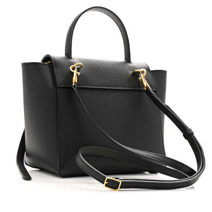 Celine Grained Calfskin Nano Belt Bag Black 3 of 12