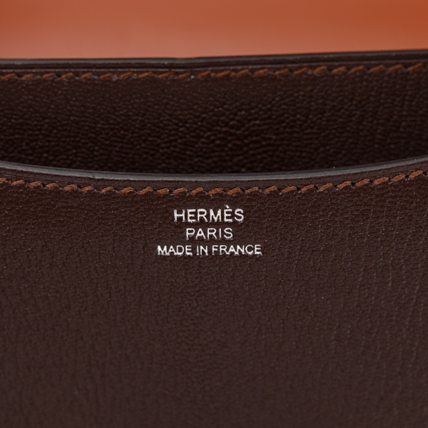 Hermes Chevre Chamkila Verso Constance 18 Havane Gold 6 of 12